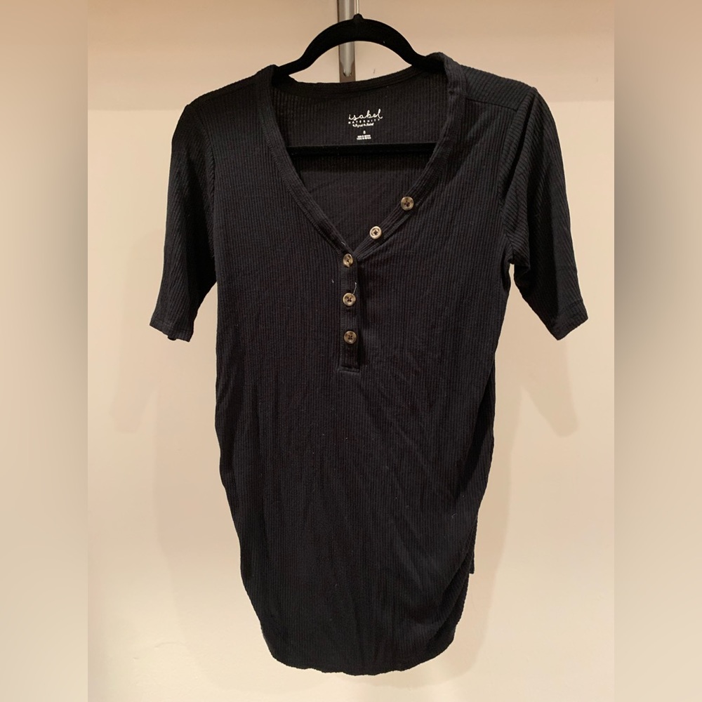 ⭐️ Isabelle Maternity Black Top ⭐️